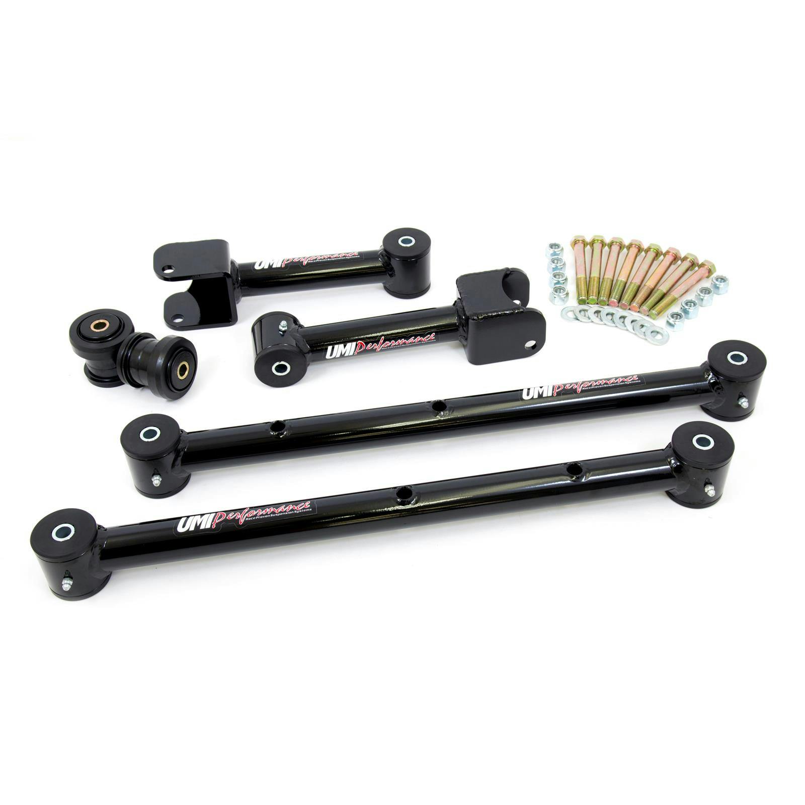 UMI ABR801-B 68-72 A-Body Upper & Lower Control Arm Kit, Black