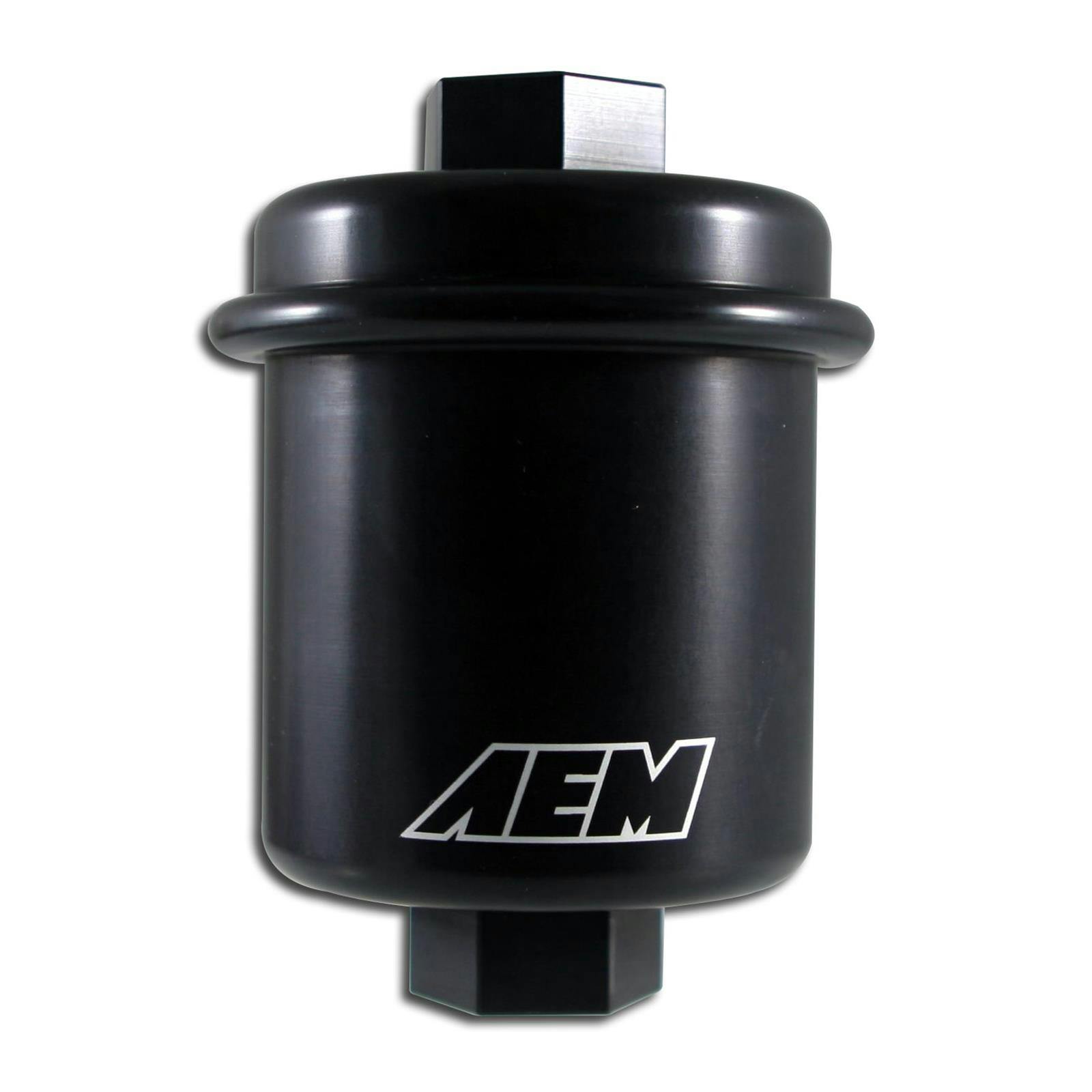 AEM 25-200BK High Volume Fuel Filter, Black Anodized