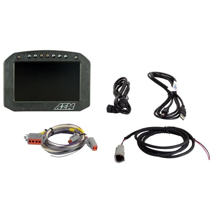 AEM 30-5601F CD-5L Carbon Logging Flat Panel Digital Dash Display