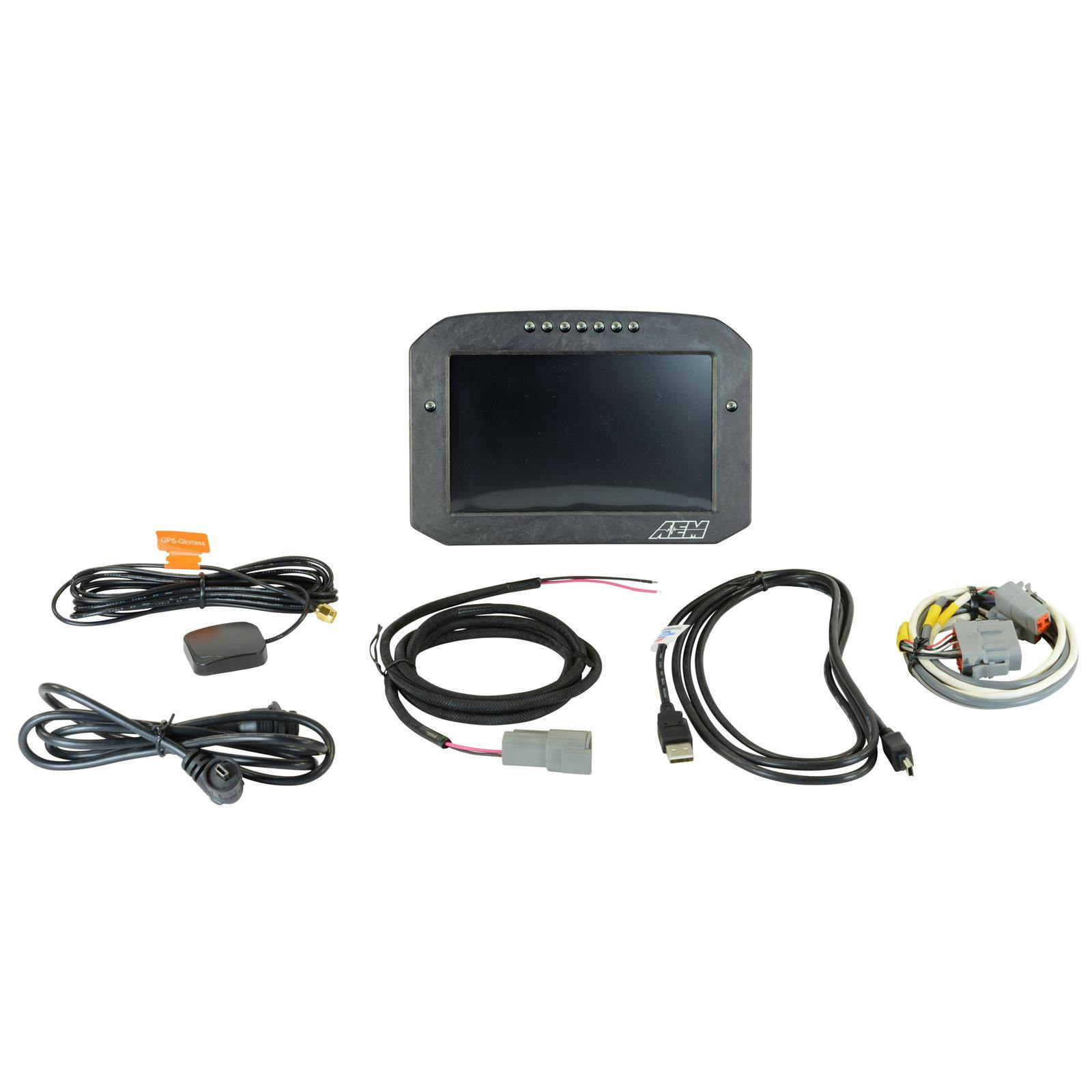 AEM 30-5703F CD-7FLG Carbon Logging & GPS-Enabled Digital Dash