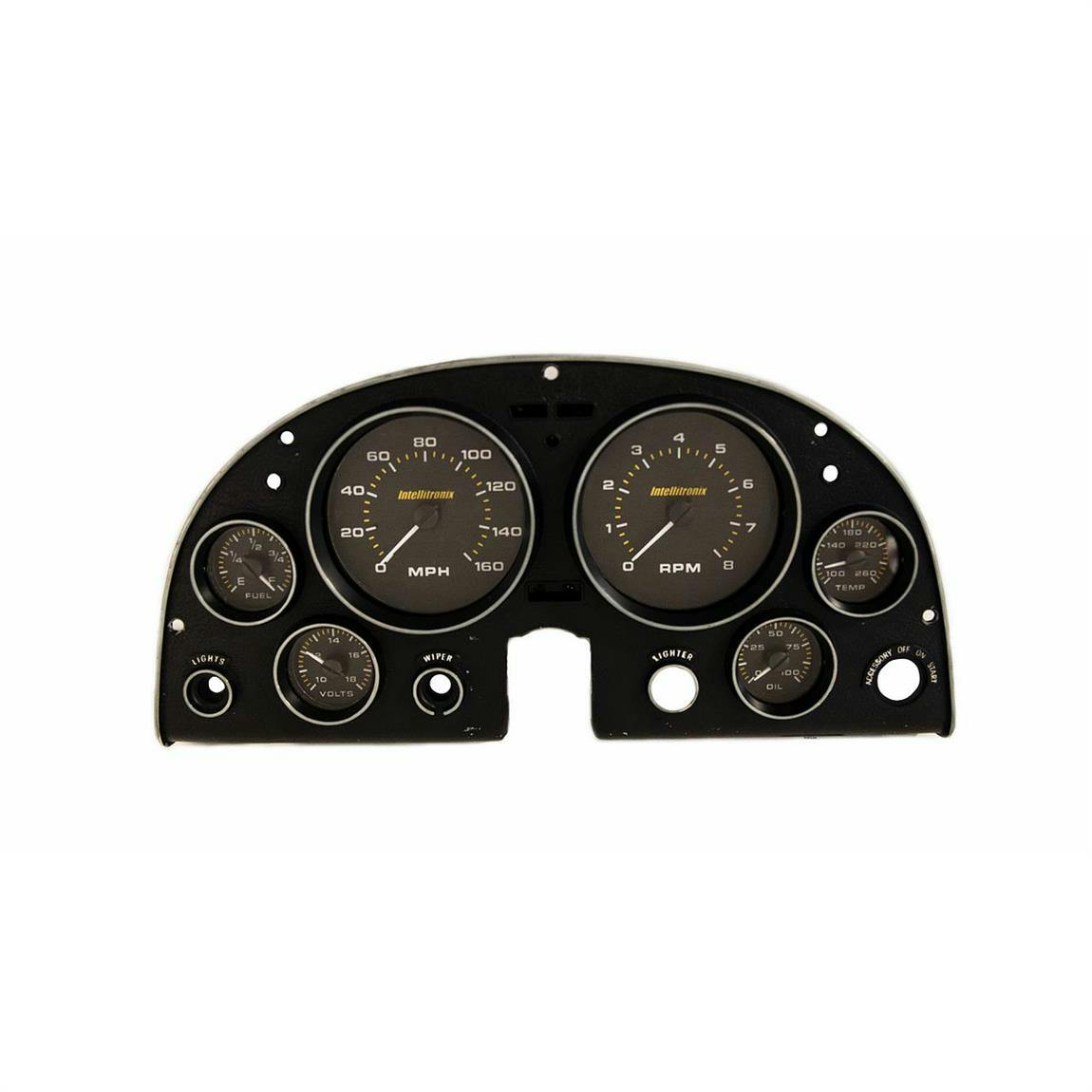 Intellitronix AP20002 6 Analog Panel Kit, Chrome