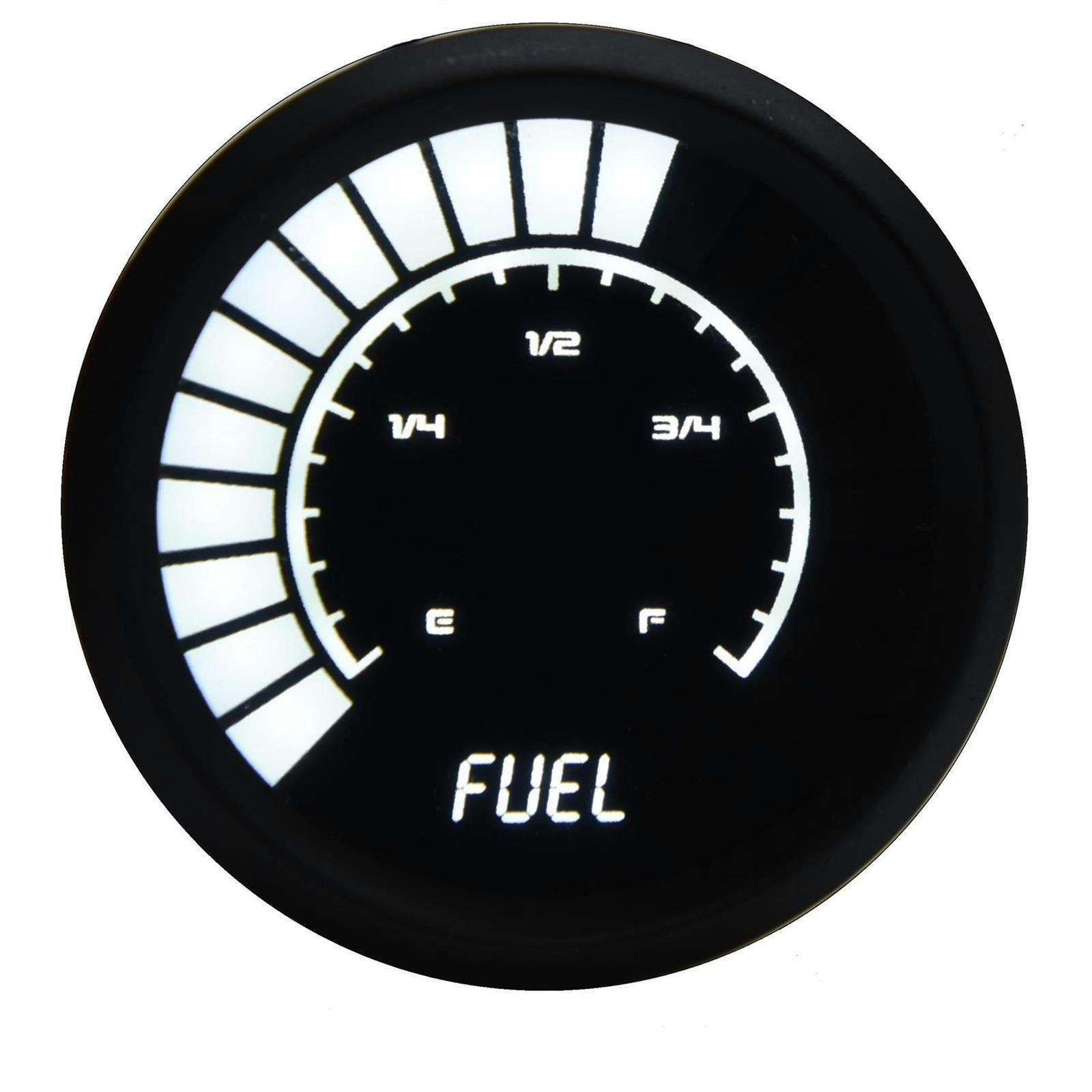 Intellitronix B9016W Analog Bargraph Fuel Gauge, White