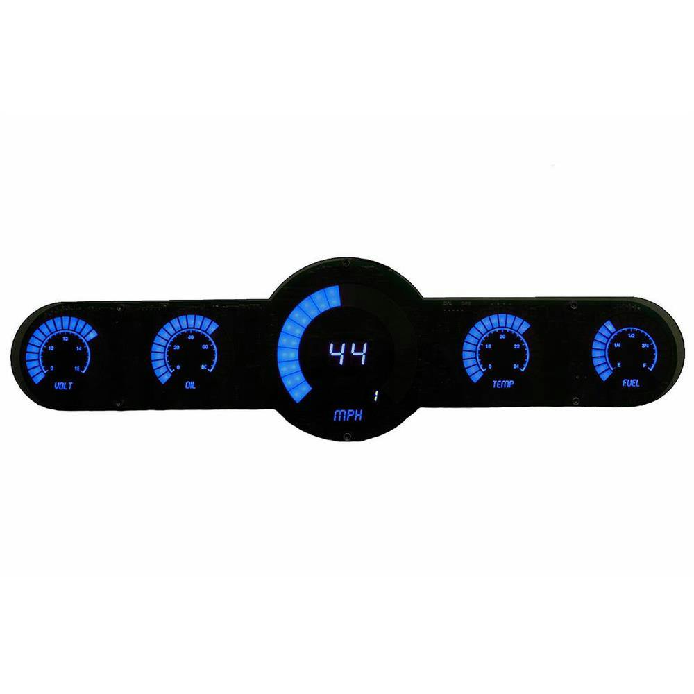 Intellitronix BG10001B Bargrph 5.5 Gauge Kit, Blue