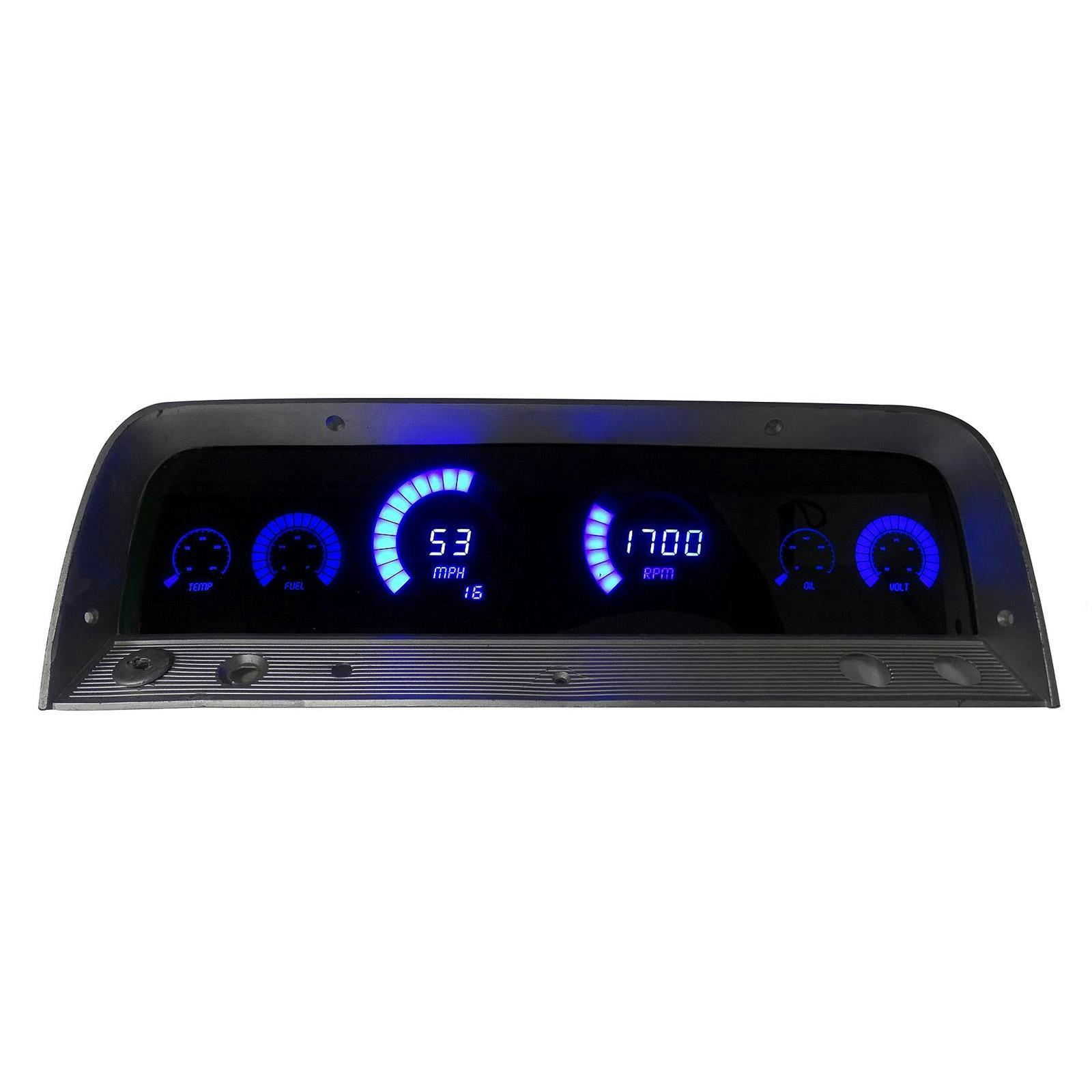 Intellitronix BG6002B Replacement Panel 64-66 Chevy PU, Blue