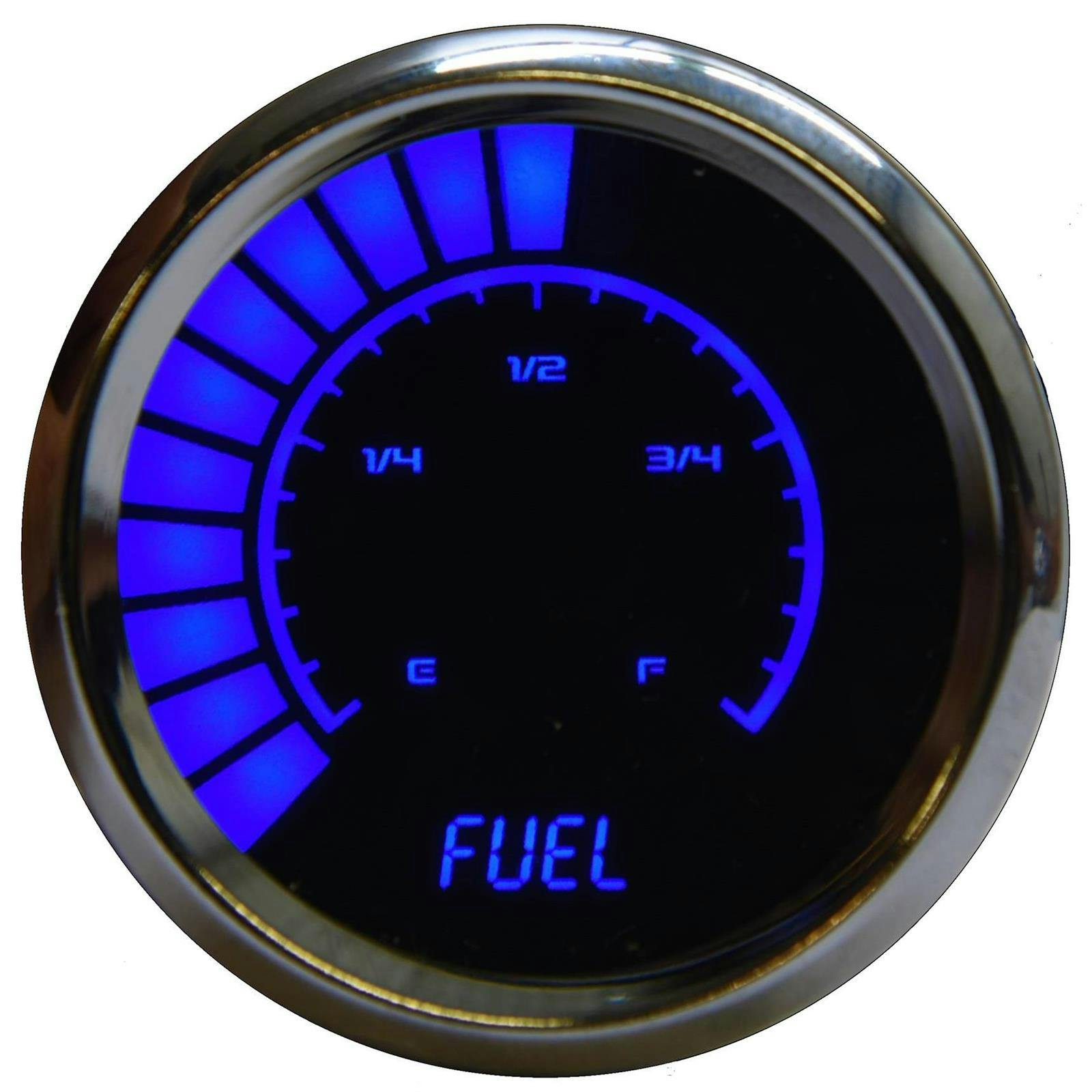 Intellitronix BS9016B Analog Bargraph Fuel Gauge, Blue