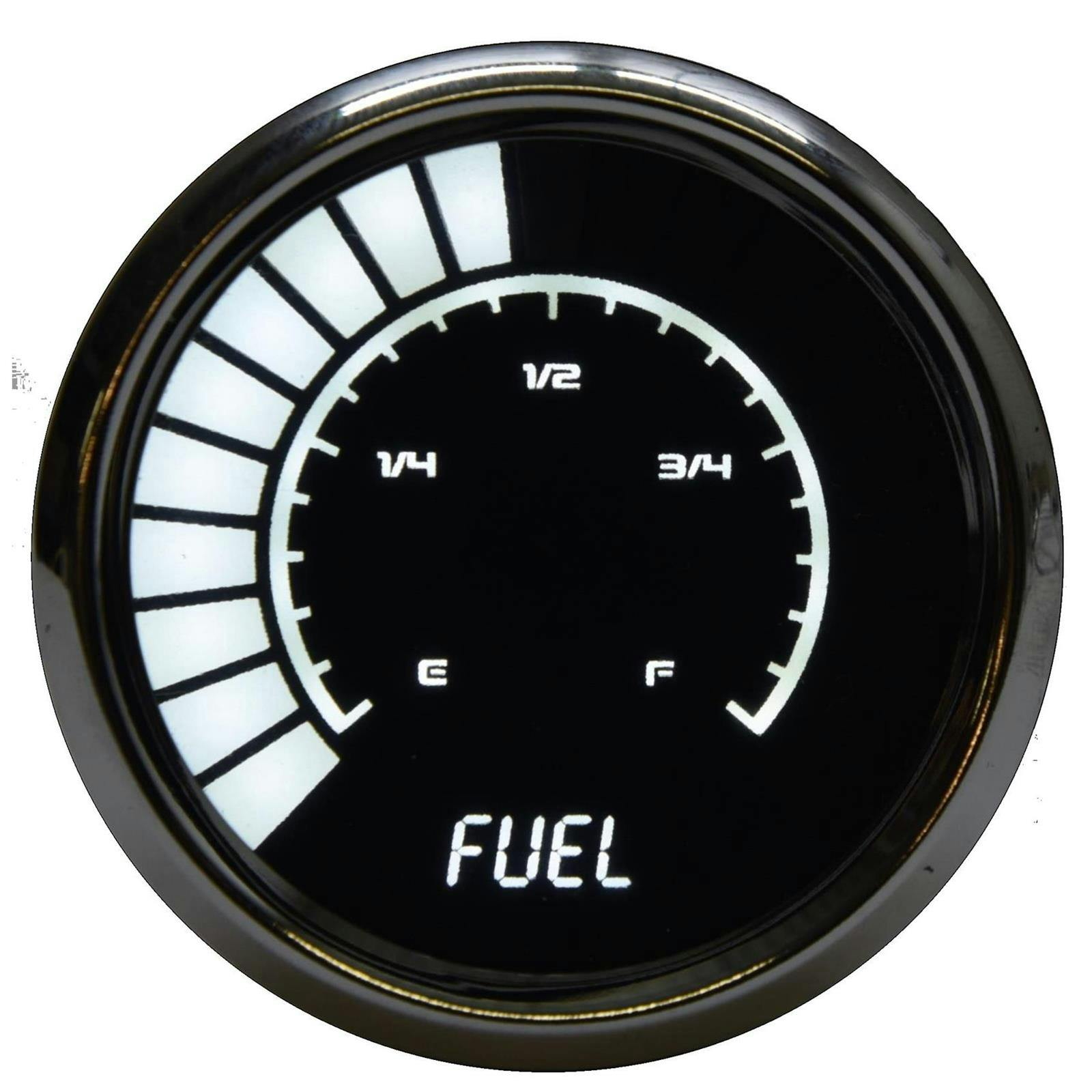 Intellitronix BS9016W Analog Bargraph Fuel Gauge, White