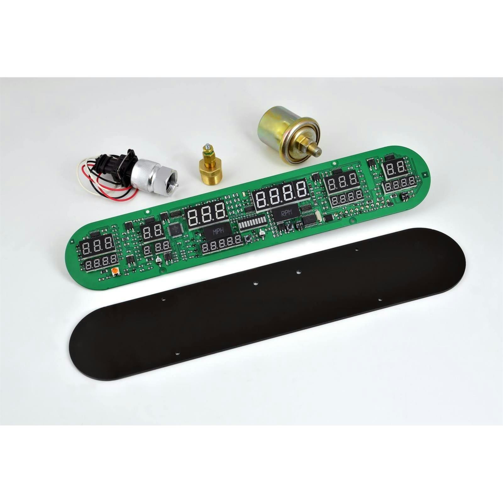 Intellitronix DP10002G Digital 6 Gauge Panel Kit, Blue