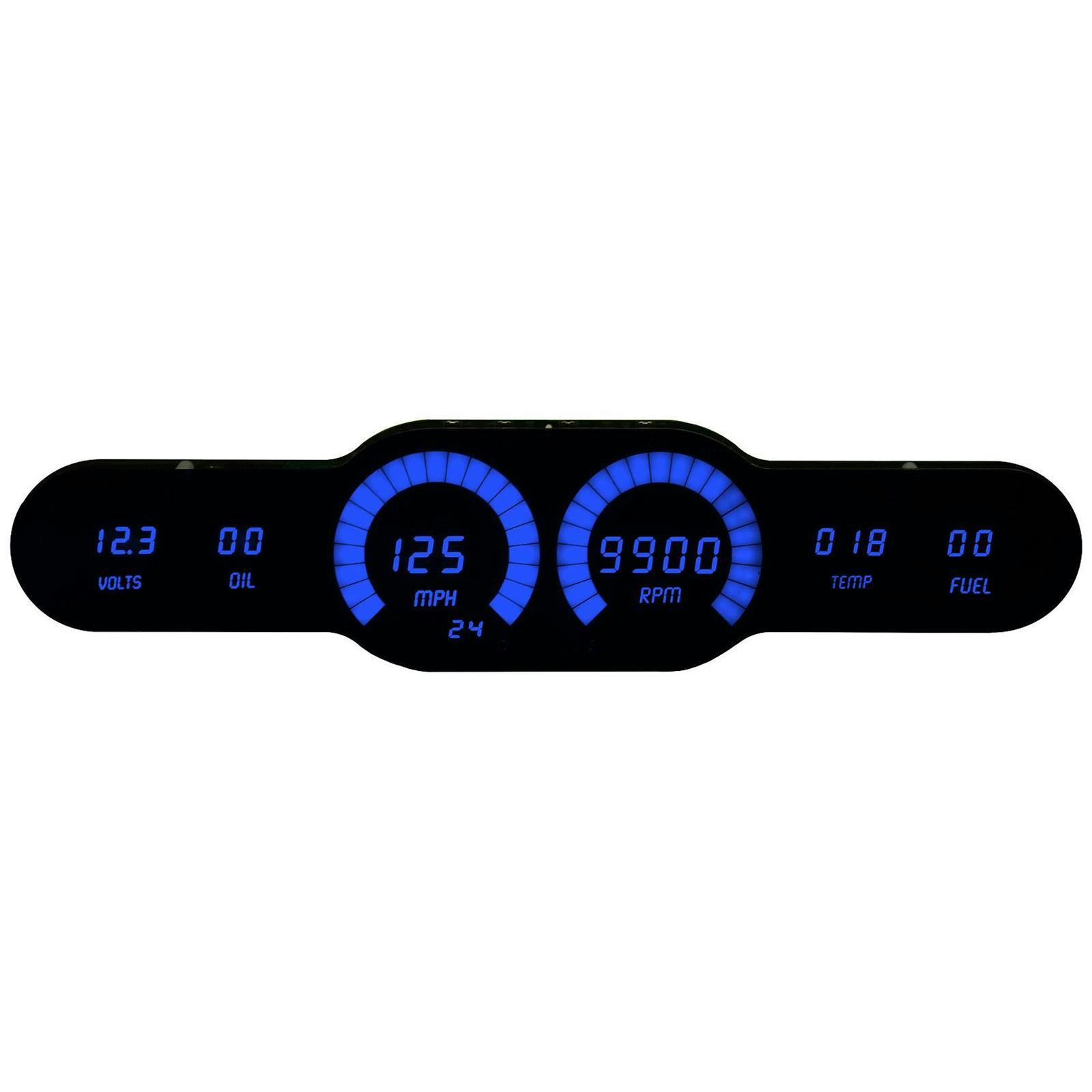 Intellitronix DP10004B Universal Digital 6 Panel LED, Blue Univ