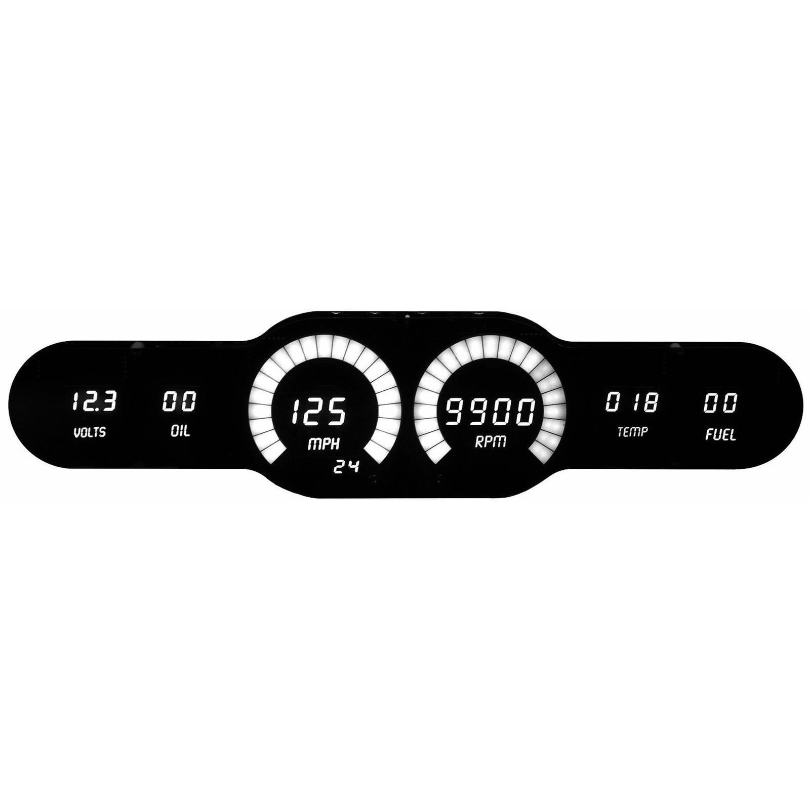 Intellitronix DP10004W Universal Digital 6 Panel LED, White Univ