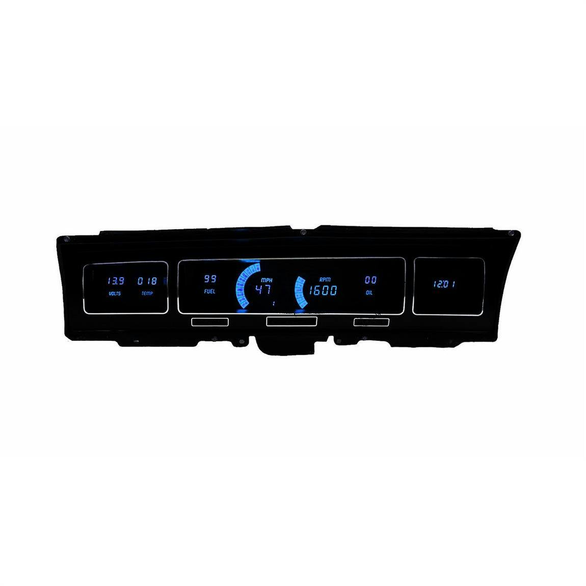 Intellitronix DP1208B Replacement Panel 1968 Impala, Blue