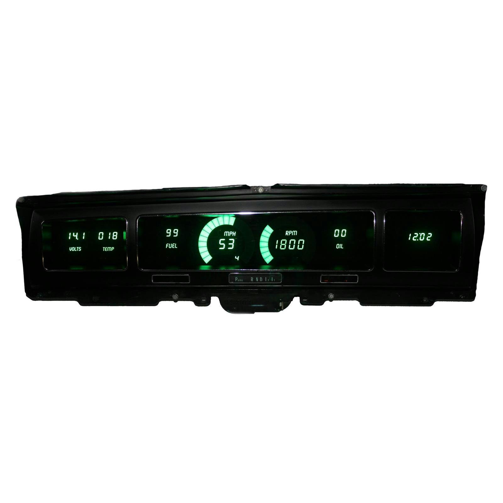 Intellitronix DP1208G Replacement Panel 1968 Impala, Green