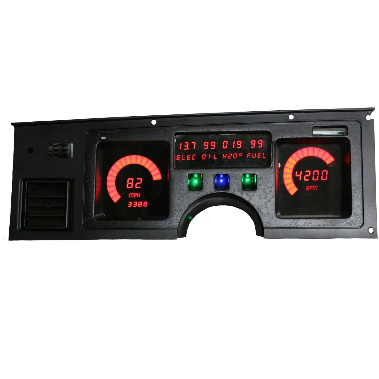 Intellitronix DP2003R Replacement Panel 84-89 Corvette, Red