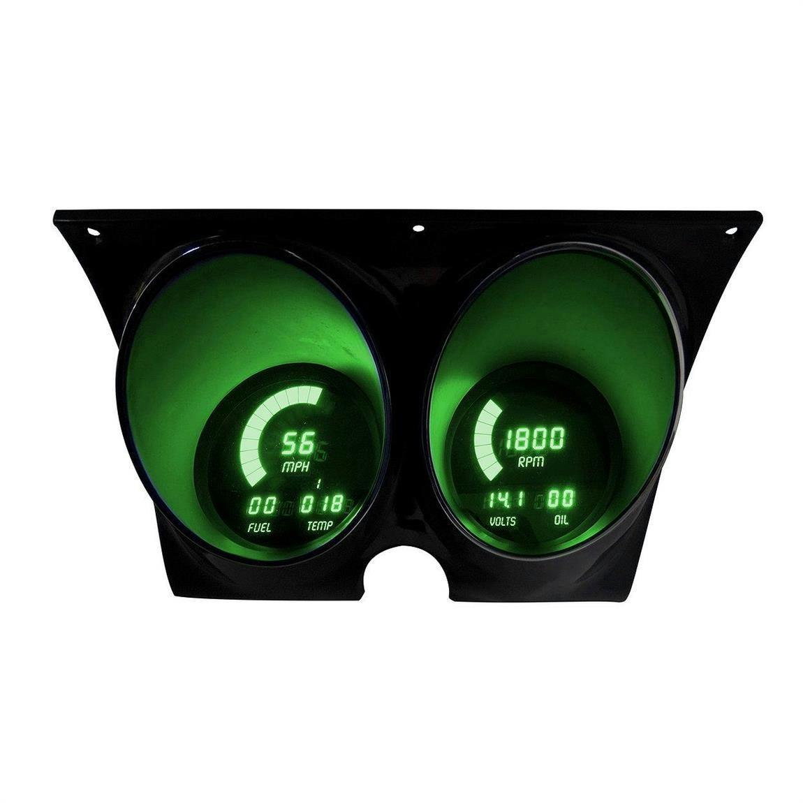 Intellitronix DP4000G Replacement Panel 67-68 Camaro, Green