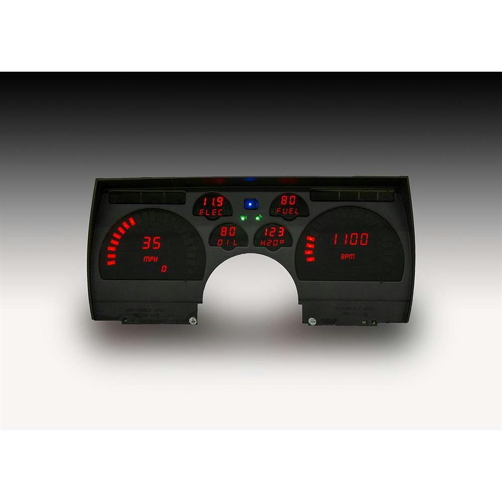 Intellitronix DP4005R Replacement Panel 91-92 Camaro, Red