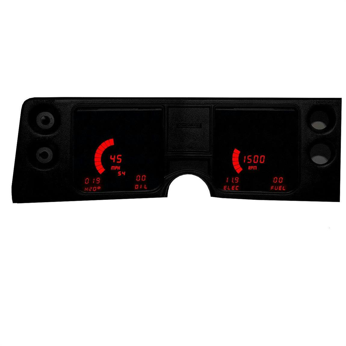 Intellitronix DP5001R Replacement Panel 68 Chevelle, Red