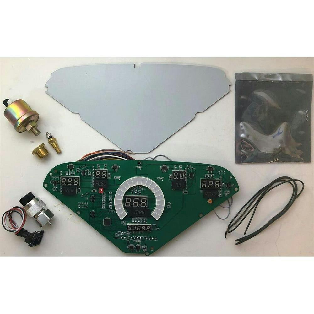 Intellitronix DP6000R Replacement Panel 55-59 Chevy, Red