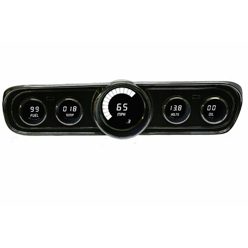 Intellitronix DP7001W Replacement Panel 65-66 Mustang, White