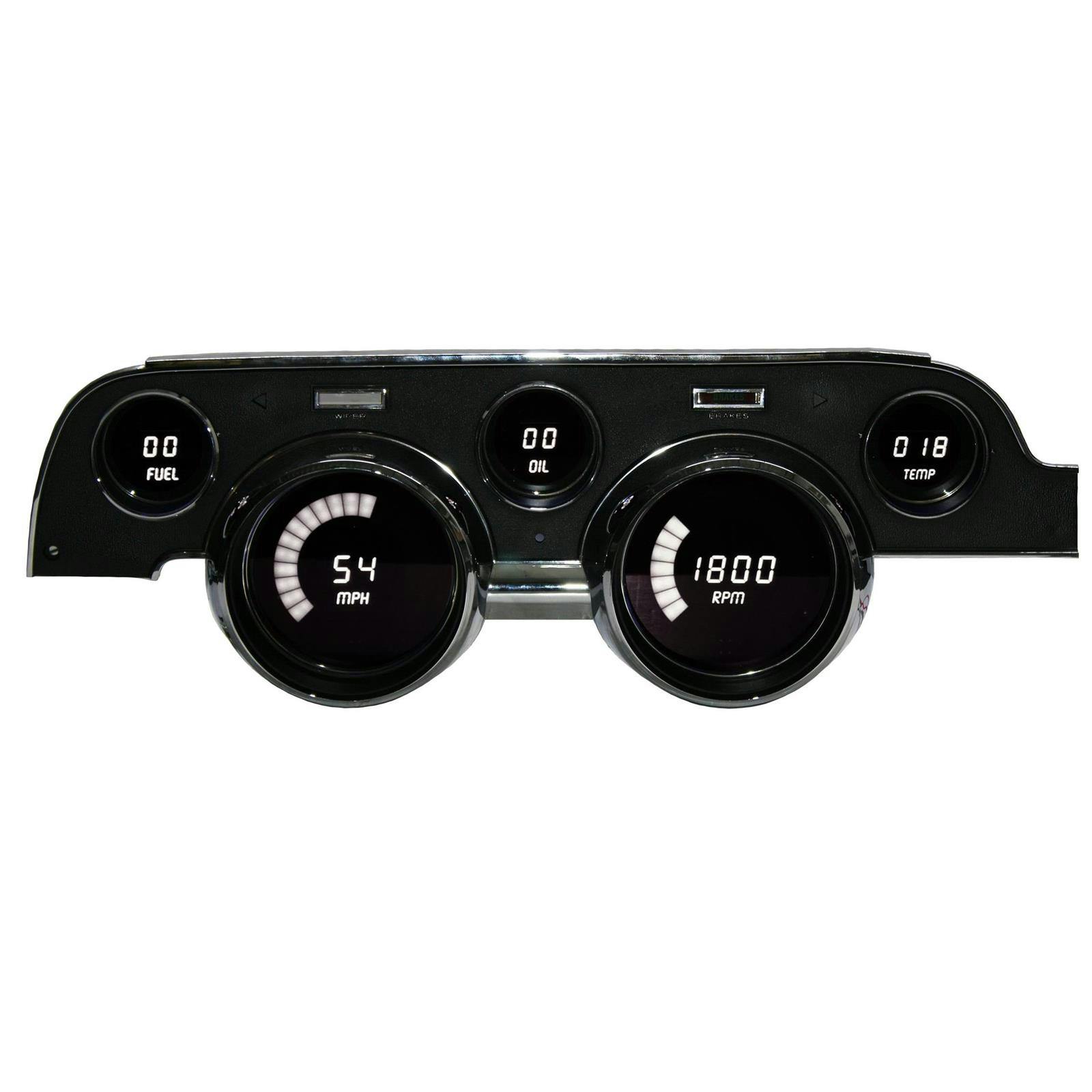 Intellitronix DP7002W Replacement Panel 67-68 Mustang, White