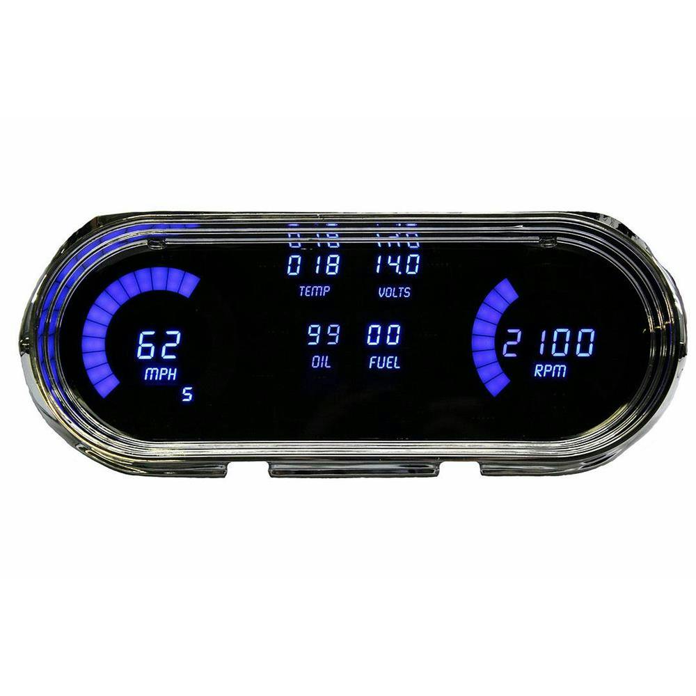 Intellitronix DP8001B Replacement Panel 62-65 Nova, Blue