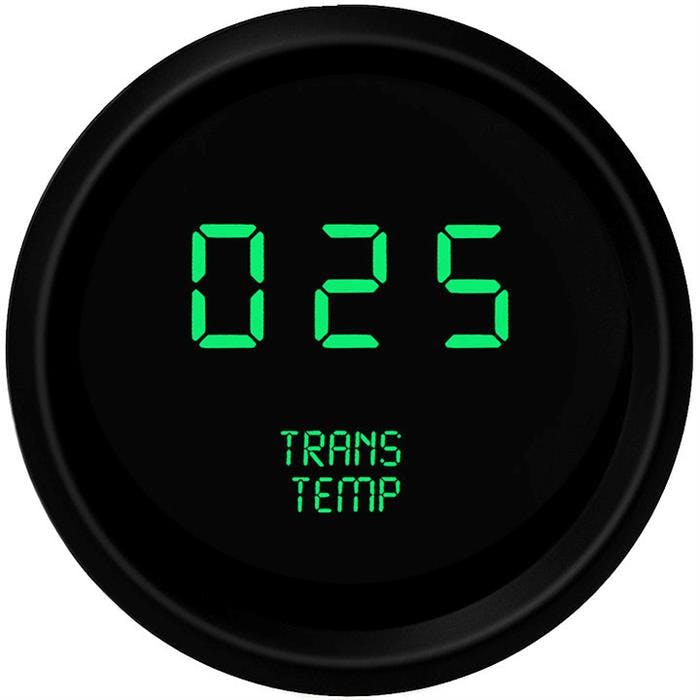 Intellitronix M9107G Digital Trans Temp Gauge, Green