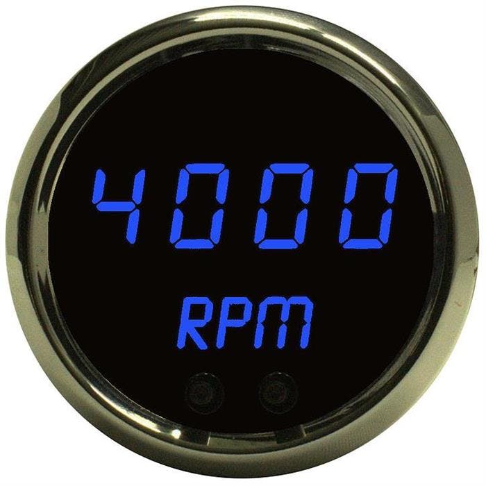 Intellitronix MS9002B LED Digital Tachometer, Blue