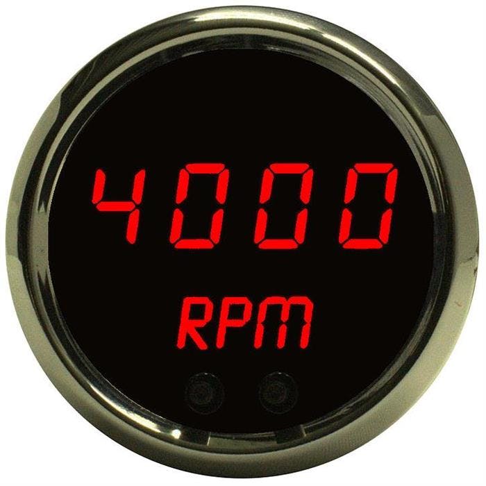 Intellitronix MS9002R LED Digital Tachometer, Red