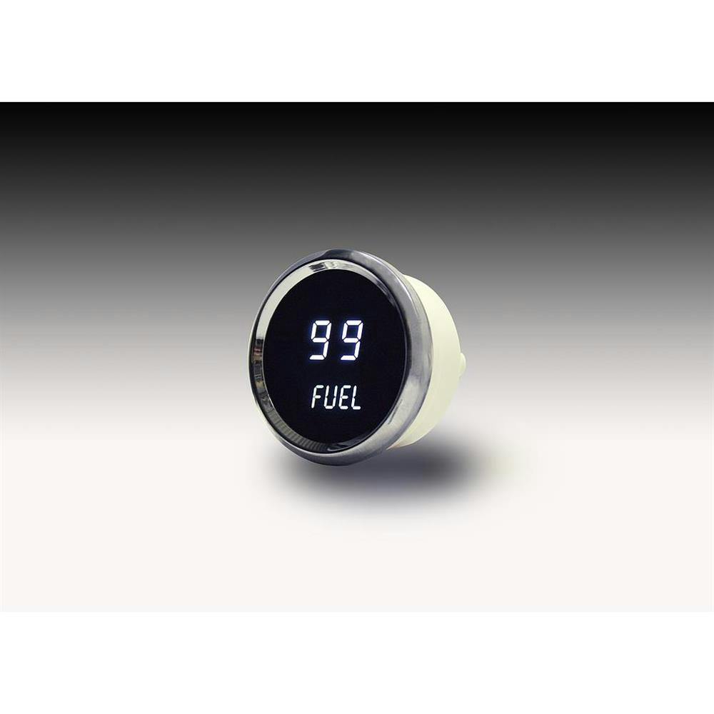 Intellitronix MS9016W LED Digital Fuel Gauge, White