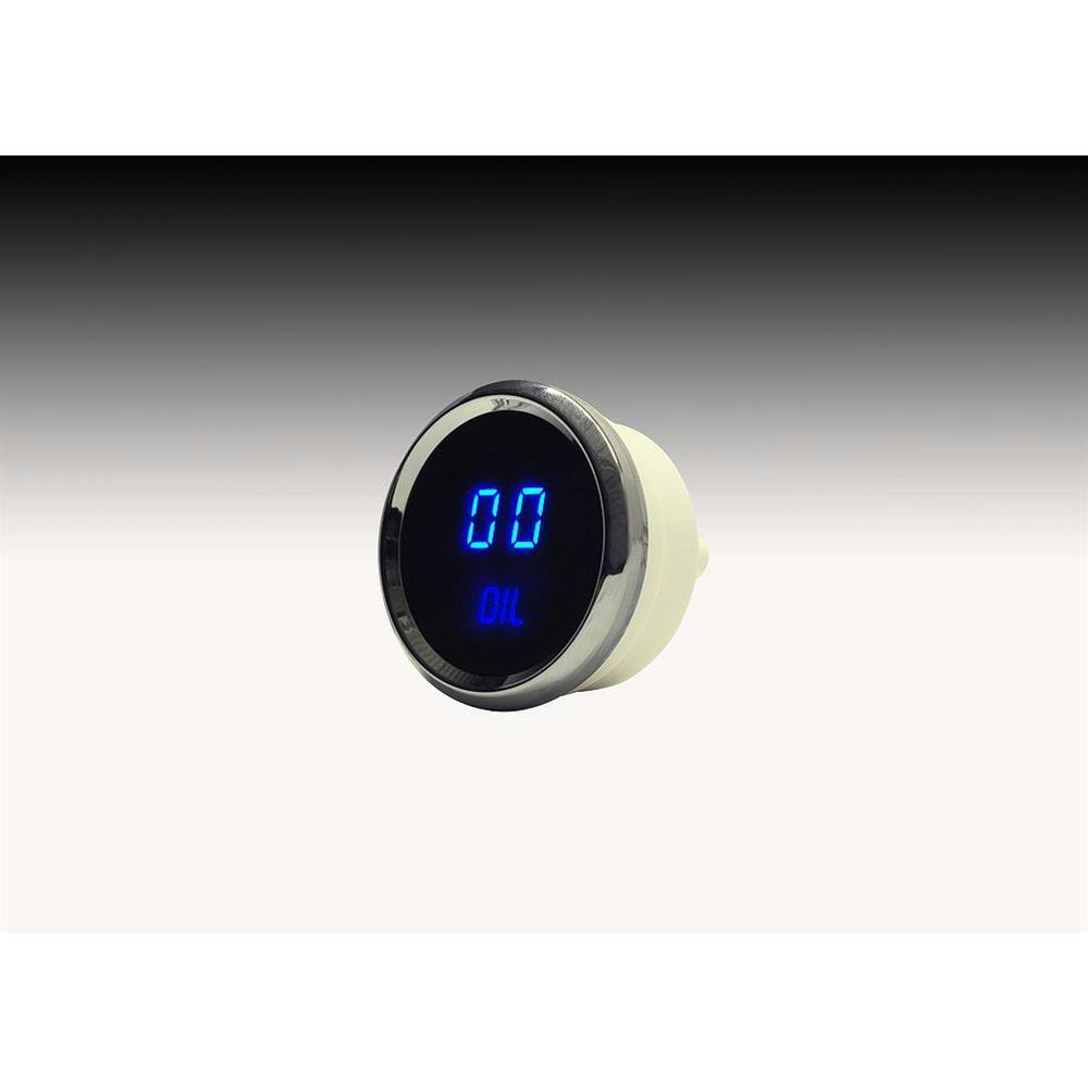 Intellitronix MS9114B LED Oil Pressure Gauge, Blue