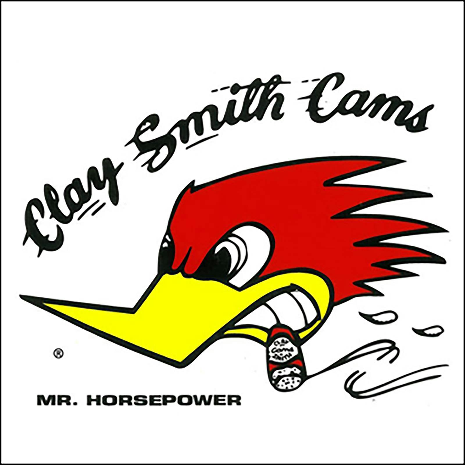 Clay Smith Cams Mr. Horsepower Medium Decal