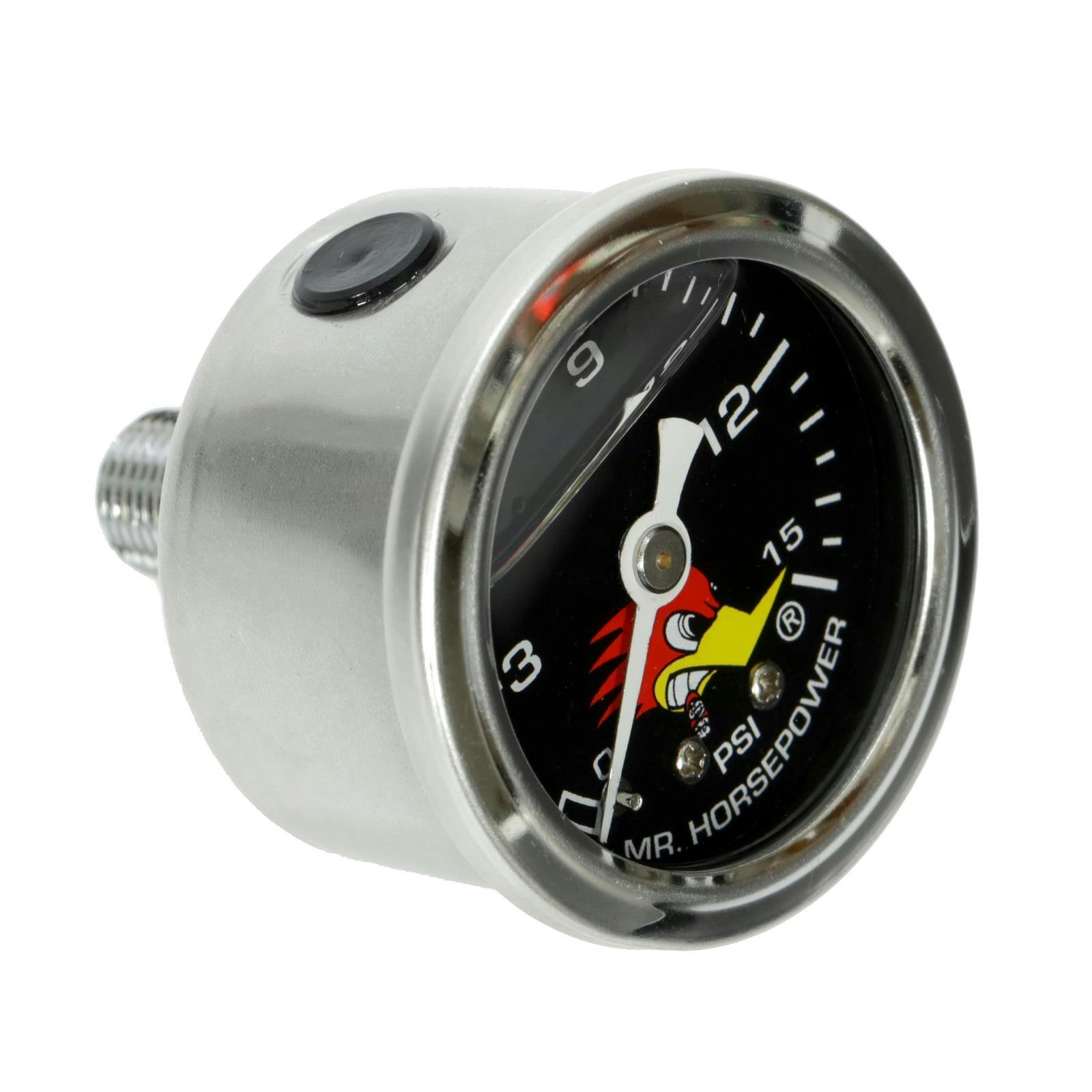 Clay Smith Cams 318-2115 Mr. Horsepower Fuel Pressure Gauge, Blk
