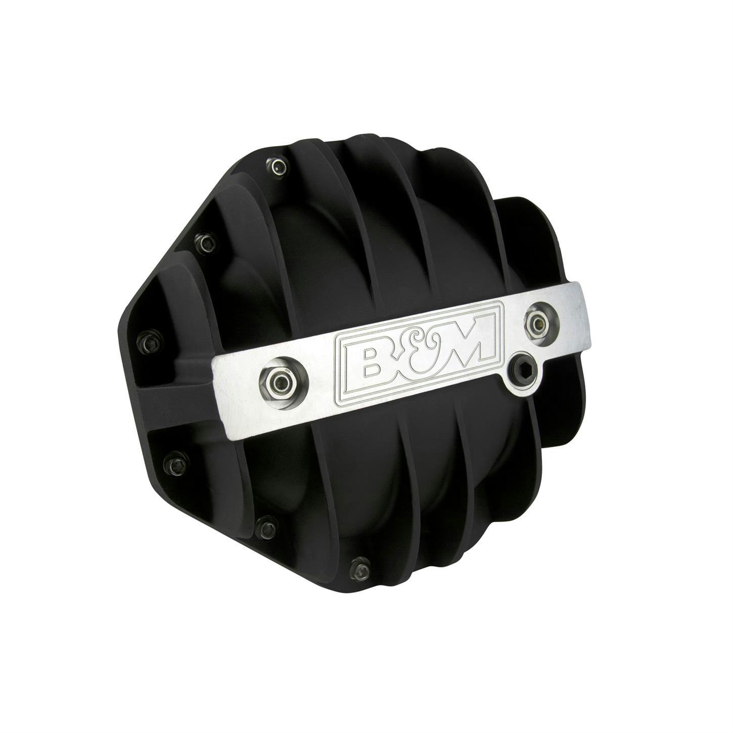 B&M 11306 Cast Alum Differential Cover for Chrysler 9.25", BLK