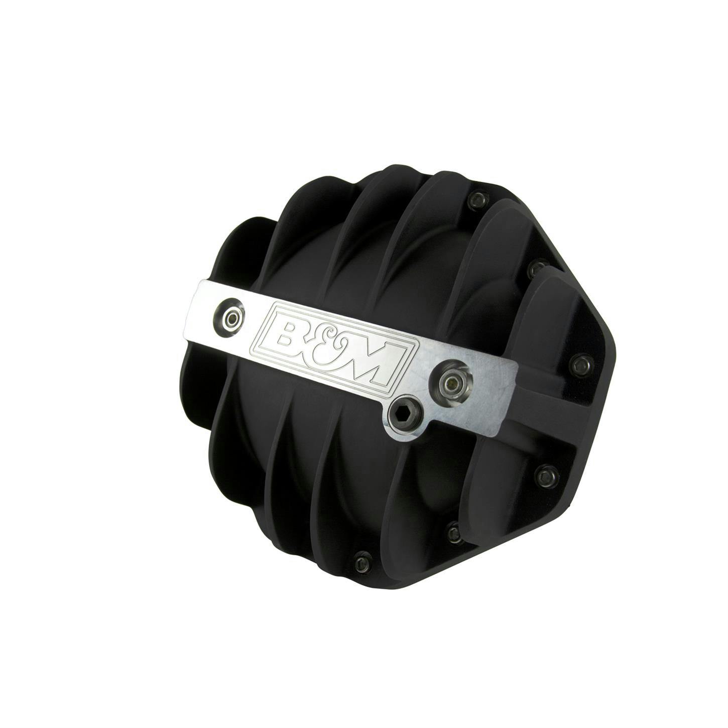 B&M 11306 Cast Alum Differential Cover for Chrysler 9.25", BLK