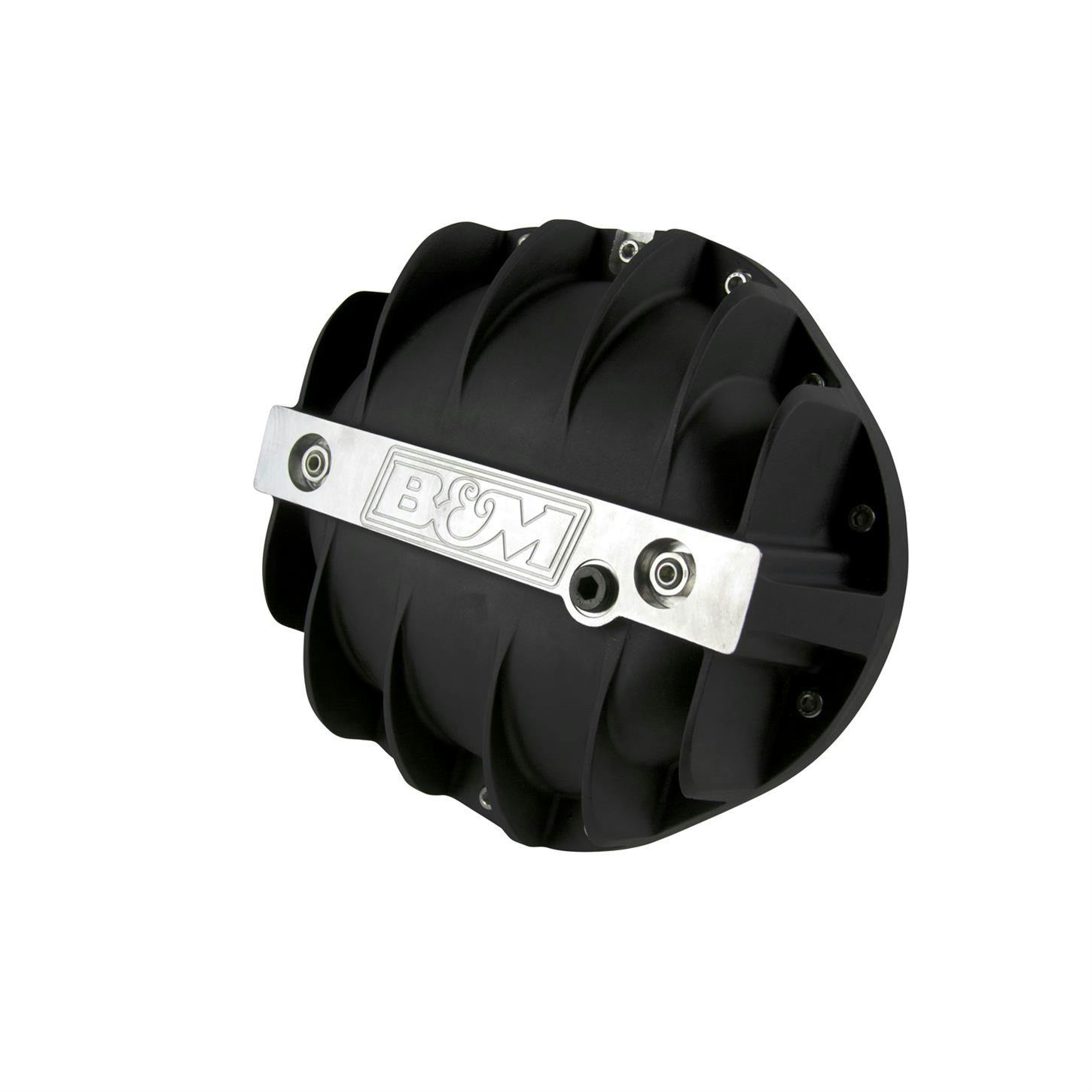 B&M 71505 Cast Aluminum Differential Cover for GM 9.5" - BLK