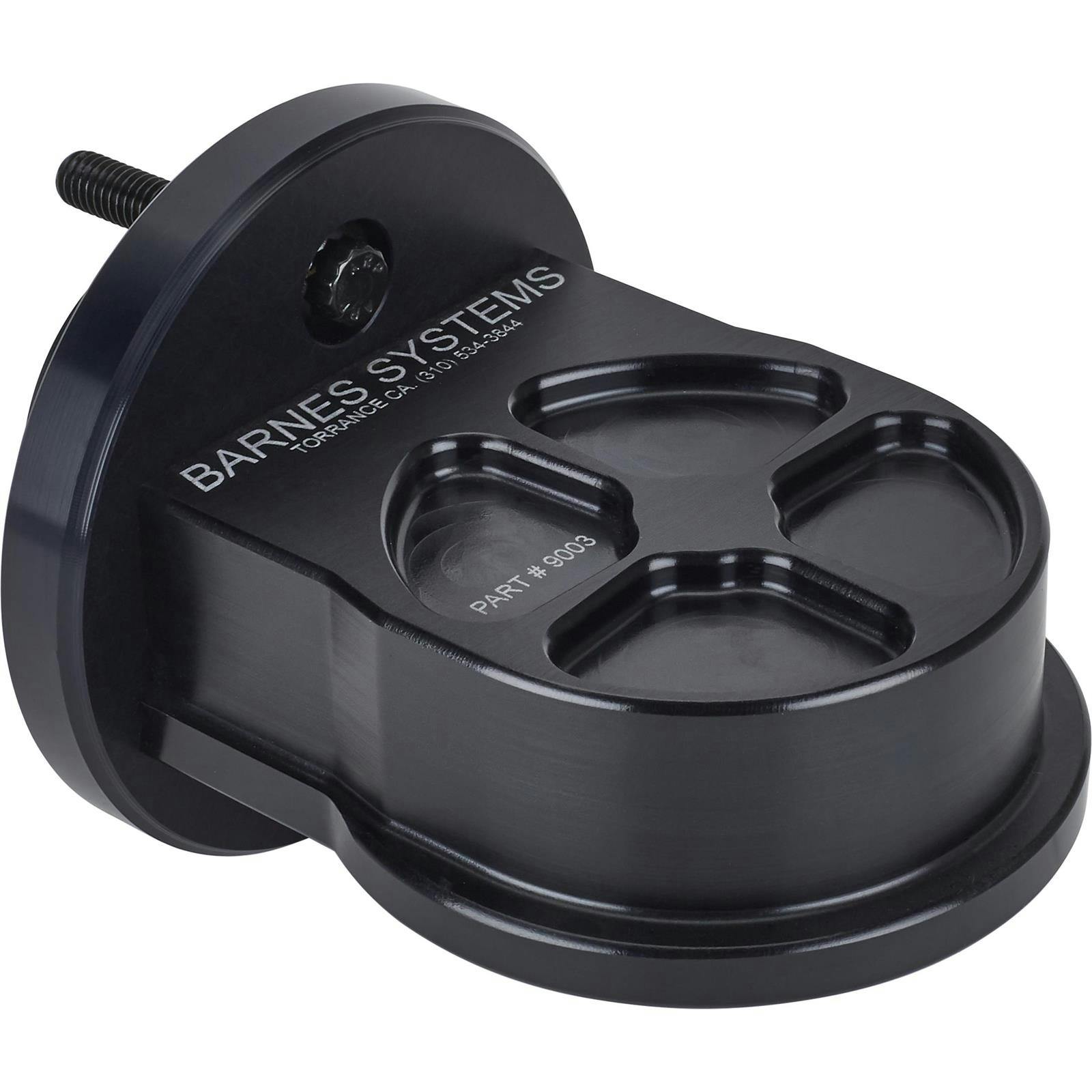Barnes Systems 9003 Small Block Chevy 90 Degree Oil Filter Adapter