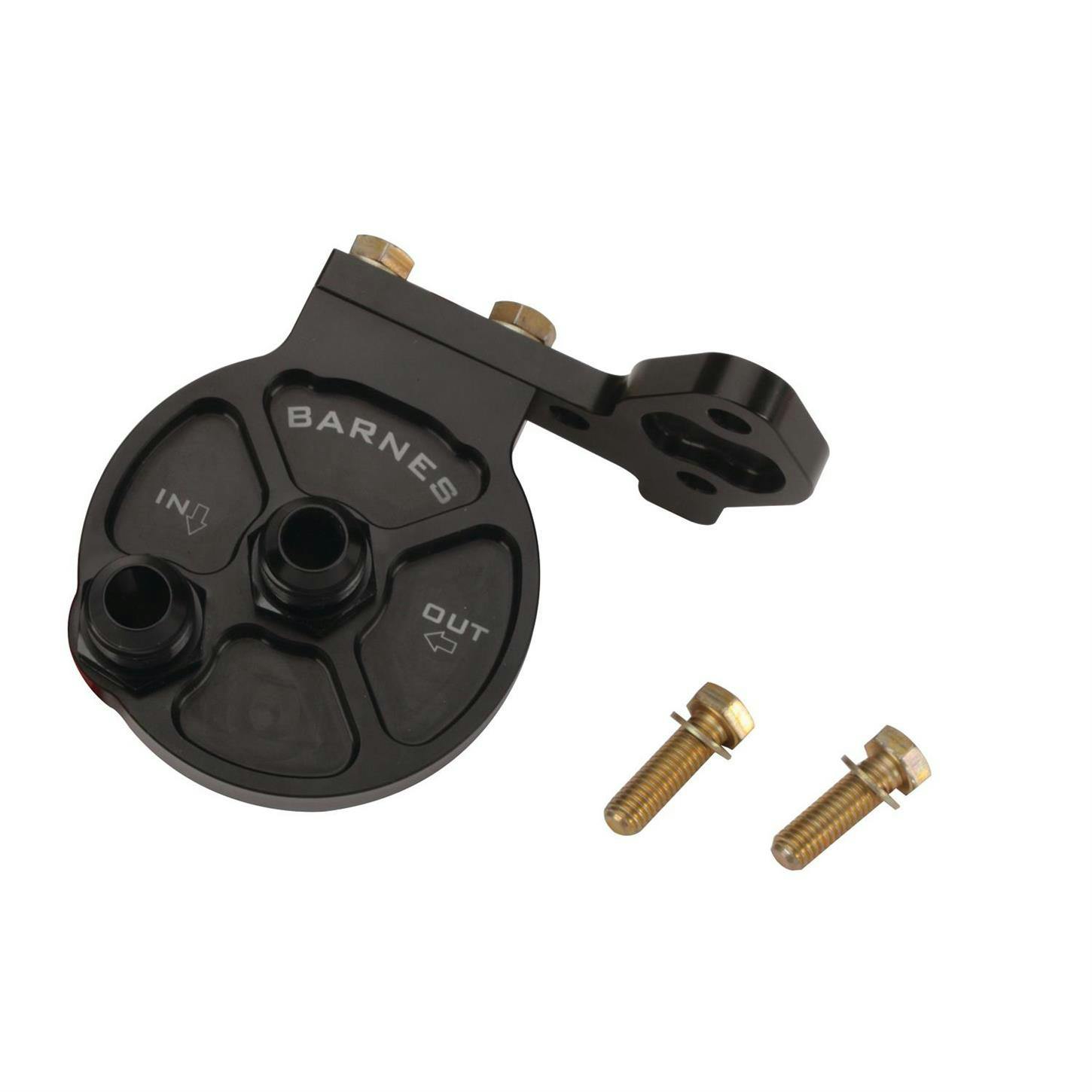 Barnes Systems 8930 Billet Alum Sprint Front Mount Oil Filter Bracket