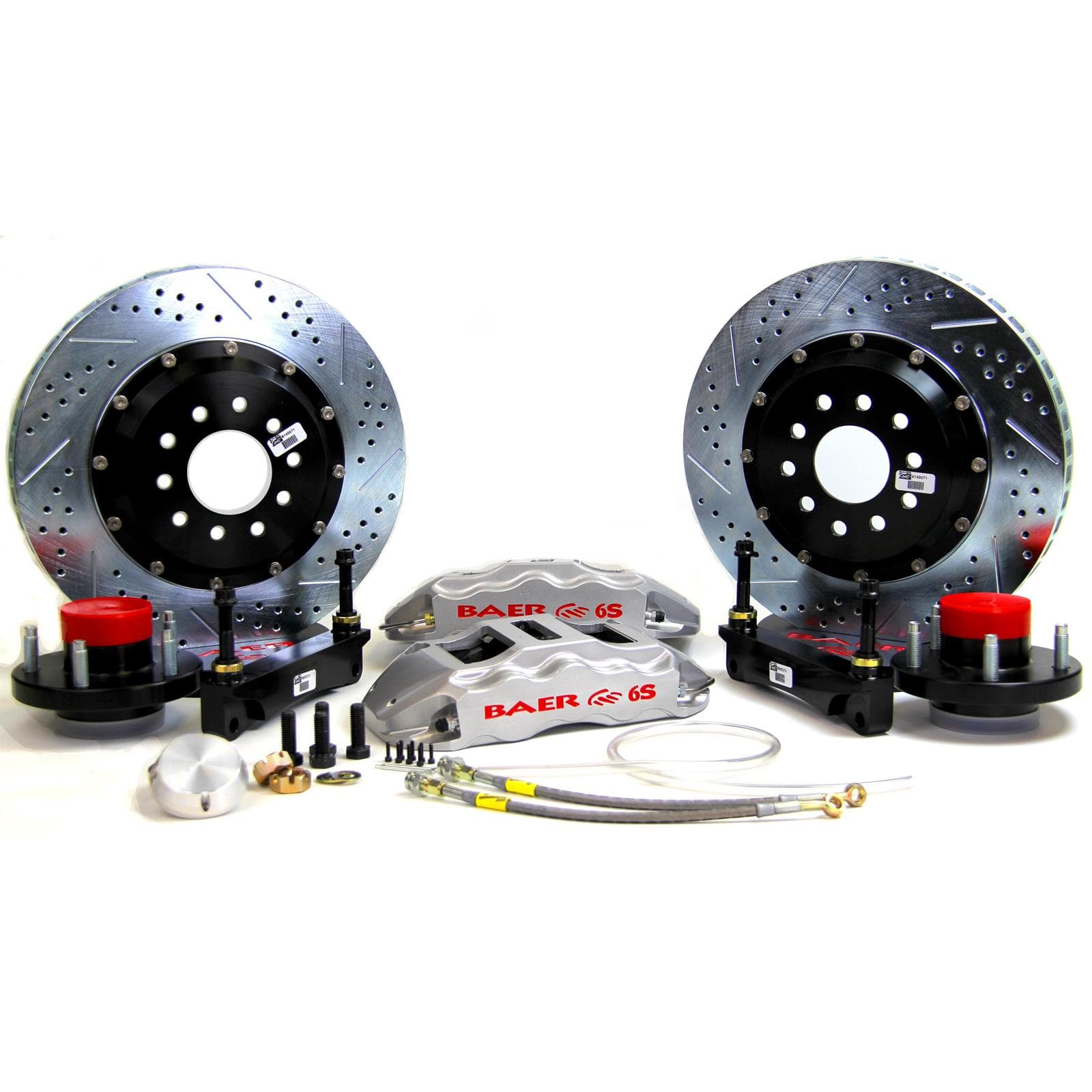 Baer Brakes 4301508S 14" Extreme+ Front Brake Kit - Silver