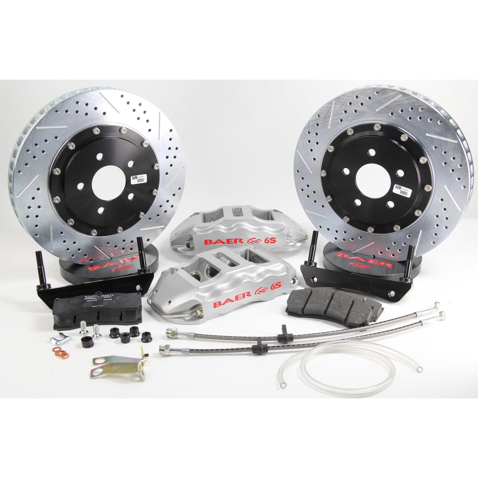 Baer Brakes 4141009S 14" Extreme+ Front Brake Kit - Silver
