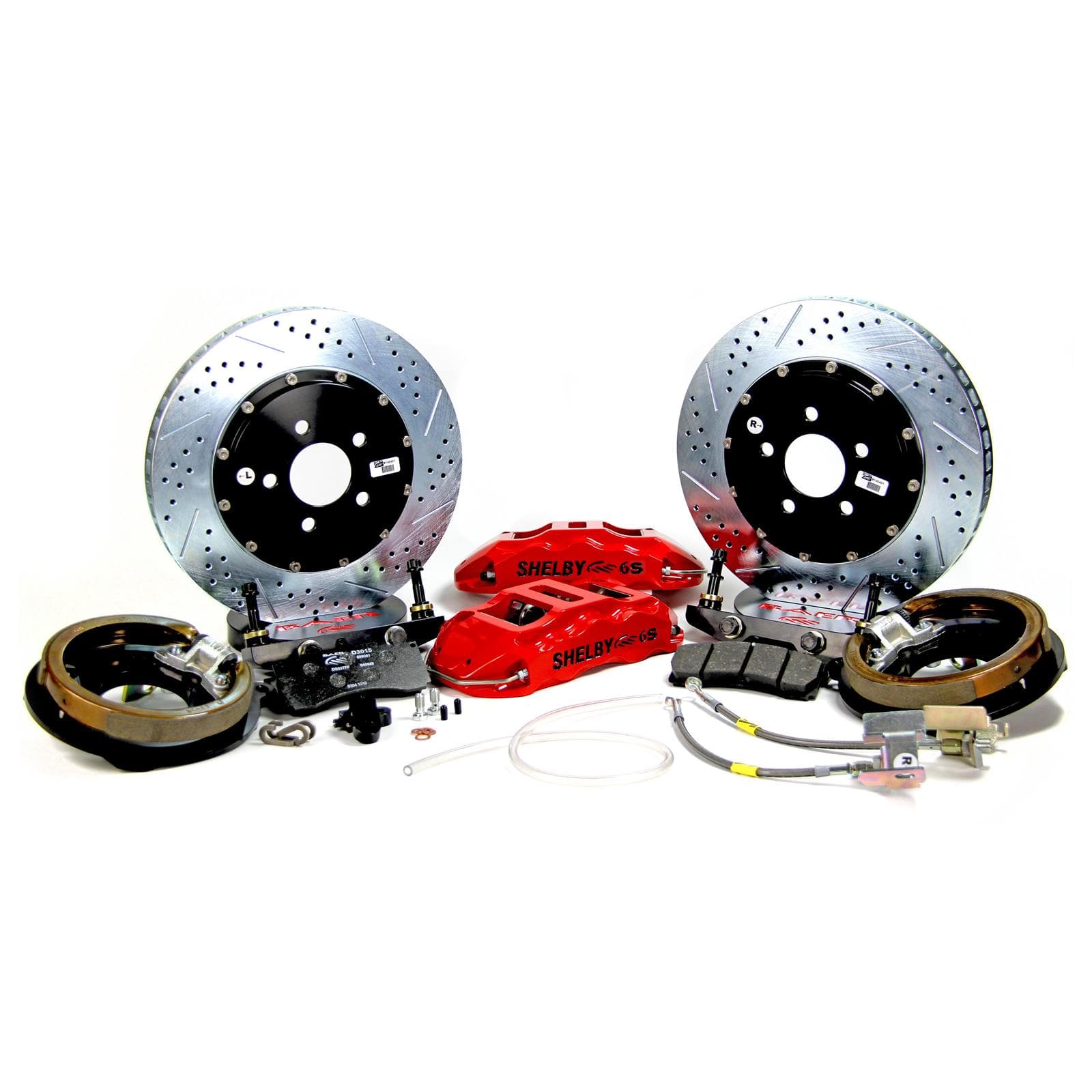 Baer Brakes 4262101R 14" Ext+ Brake Sys RR Red 67-73 Mstng