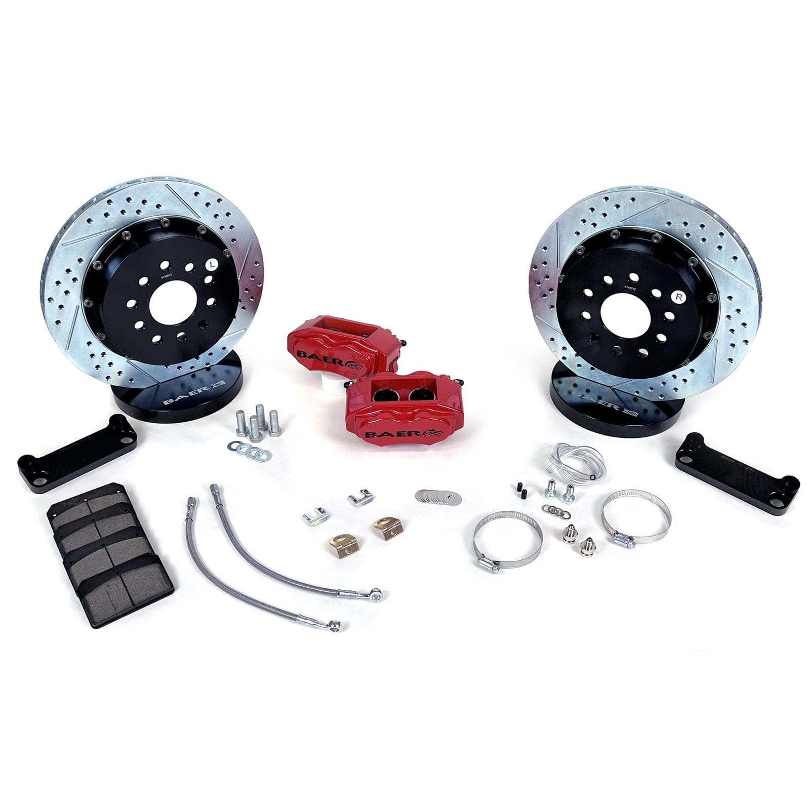 Baer Brakes 4302478B 13" SS4+ Rear Brake Kit, Black, SDZ