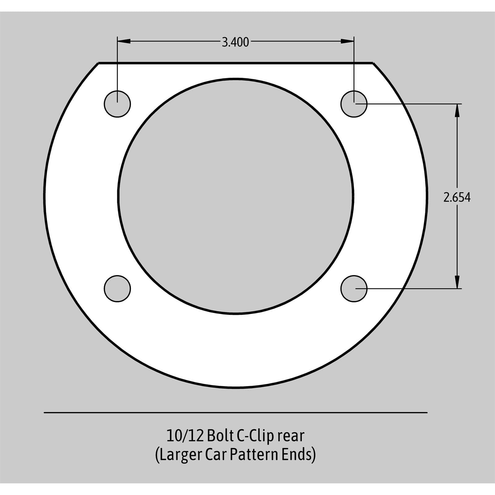 Baer Brakes 4302470S 14" Extreme+ Rear Brake Kit, Silver, SDZ