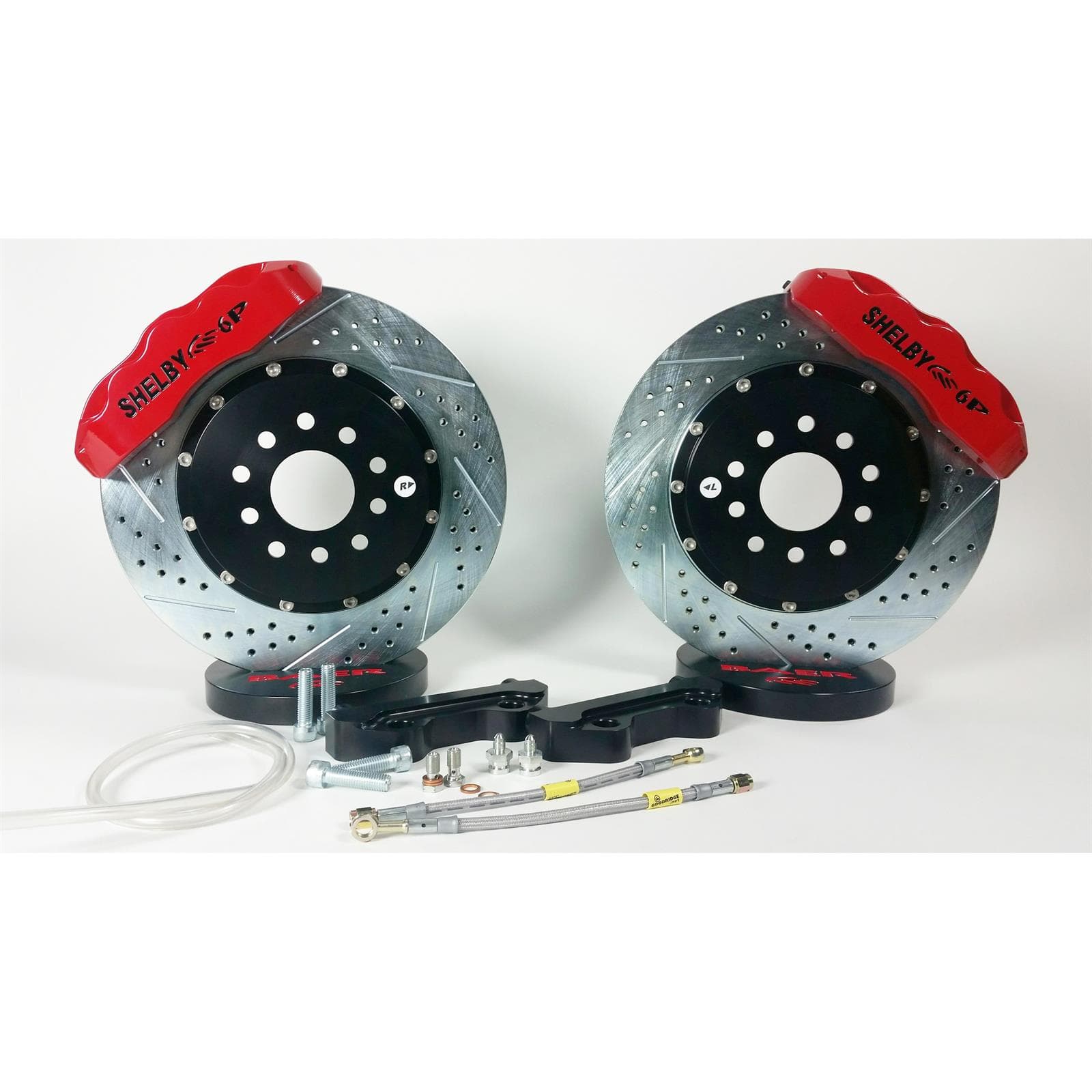 Baer Brakes 4261237R 14" Pro+ Front Brake Kit - Red w/Shelby Logo