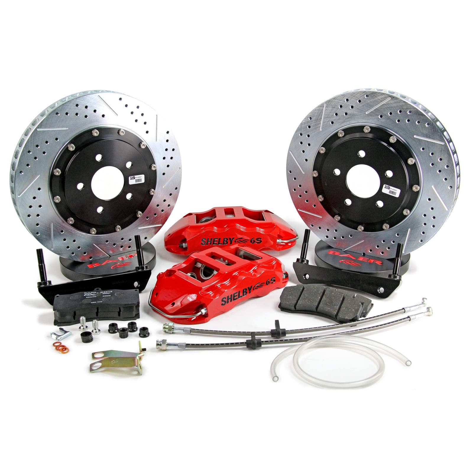 Baer Brakes 4261112R 14" Ext+ Brake Sys Frt Red 05-14 Mustang