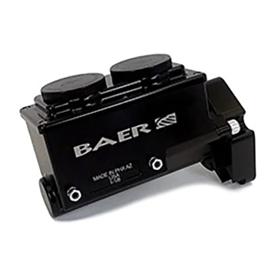 Baer Brakes 6801328LP SN95 Master Cyl, Black, 1-1/8in, Left port