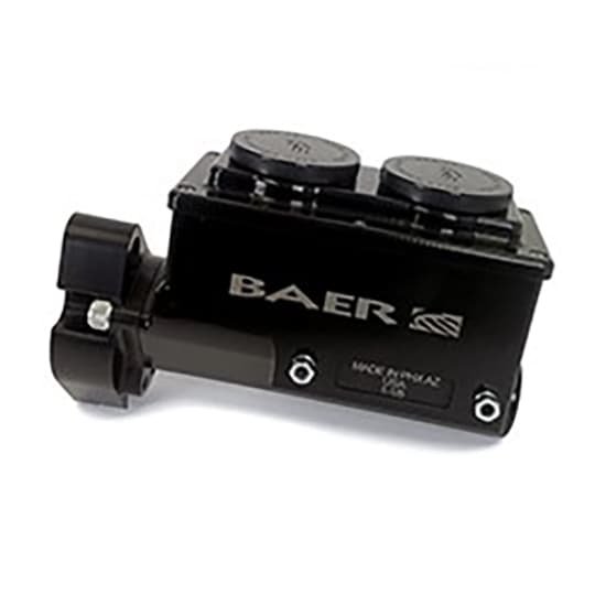 Baer Brakes 6801328RP SN95 Master Cyl, Black, 1-1/8in, Right port
