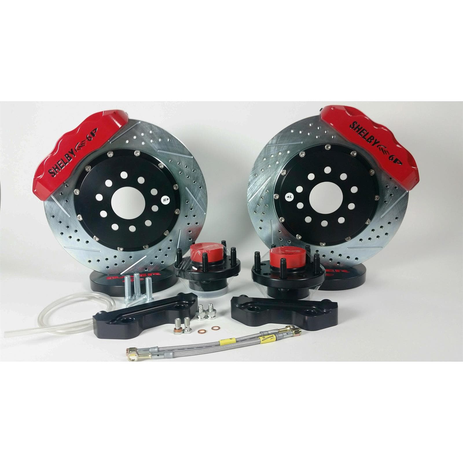 Baer Brakes 4261324R 14" Pro+ Brake Sys Frt Red 37-48 Ford