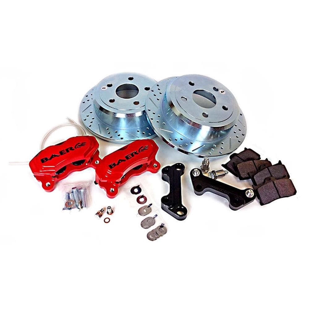 Baer Brakes 4402000S 12" SS4 Rear Brake Kit, Silver, SDZ