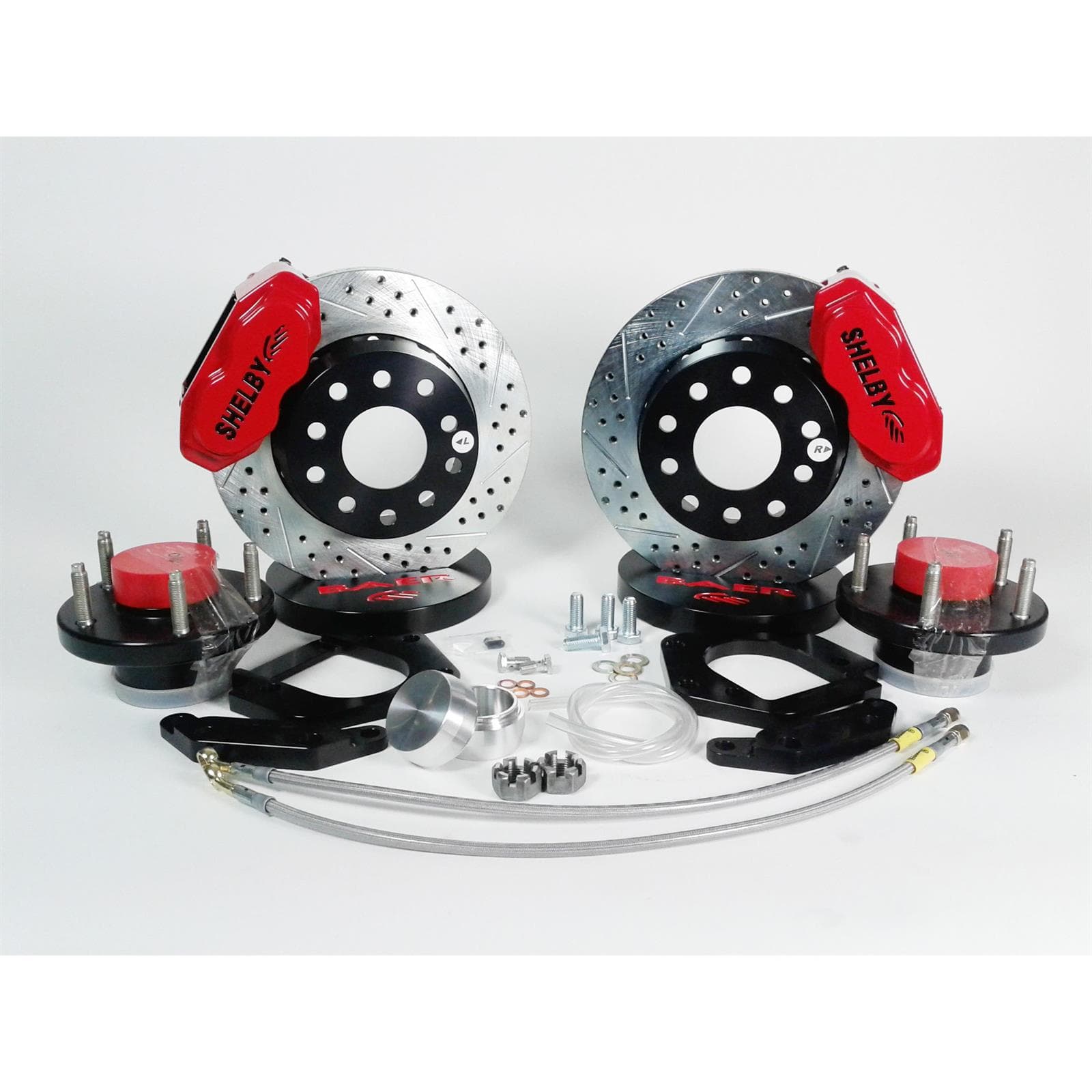 Baer Brakes 4261394R 11" SS4+ Brake Sys Frt Slvr 70-73 Ford