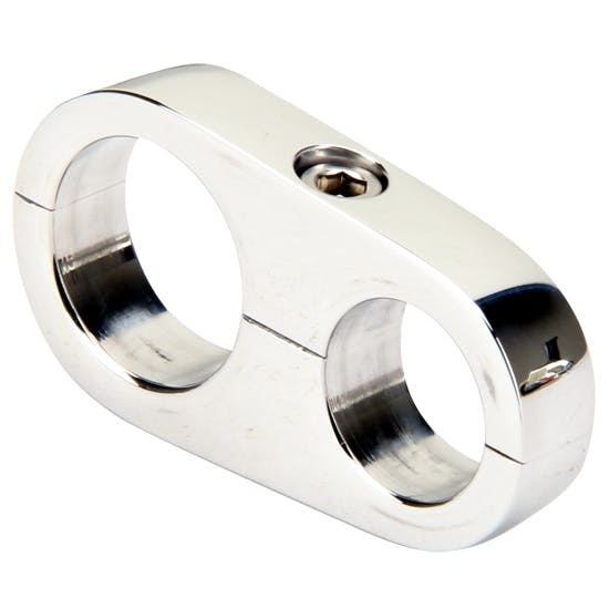 Billet Specialties 68420 Aluminum Hose Separator Clamp, .734 x .890 In