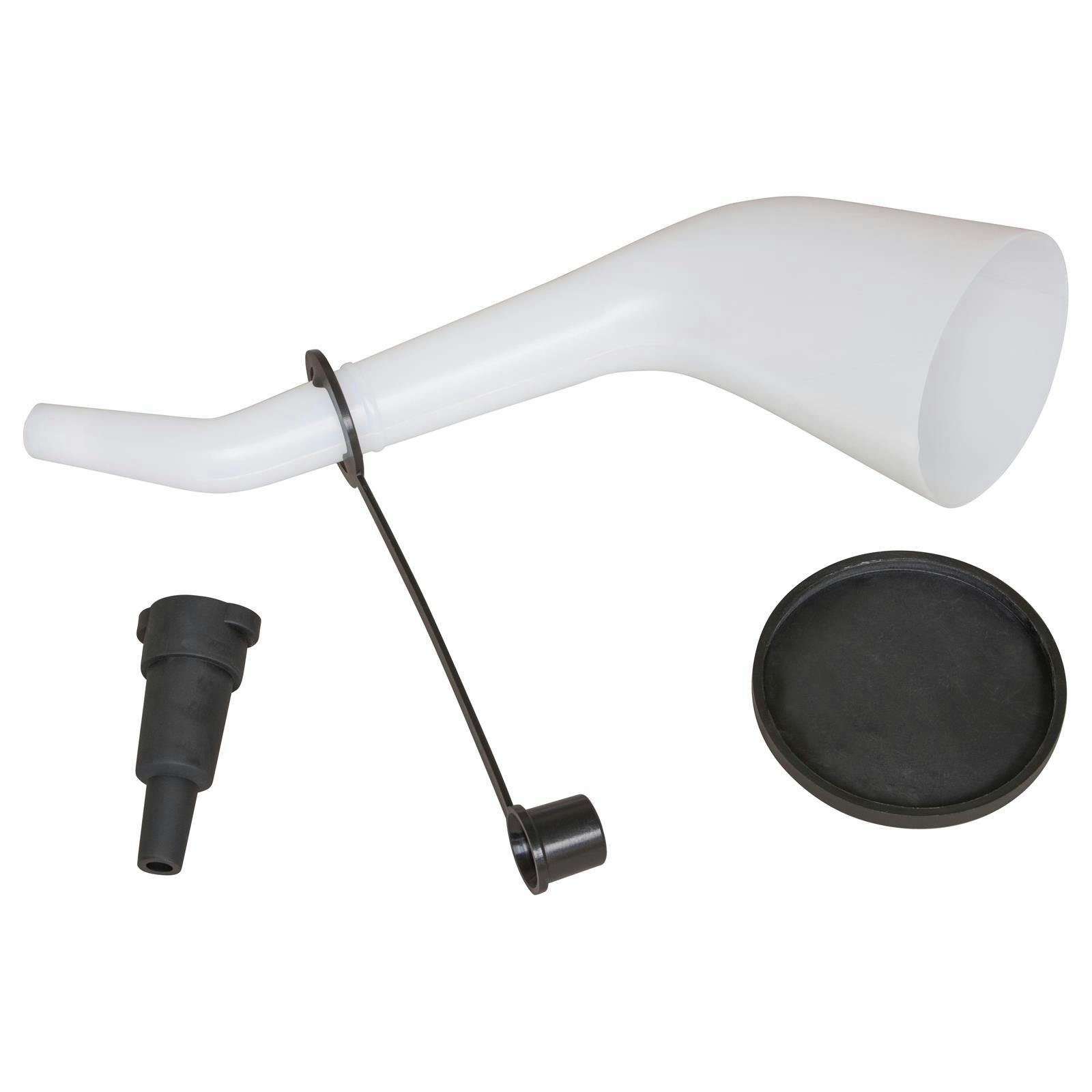 Lisle Corporation 18232 Offset Funnel With Spout Cap And Lid