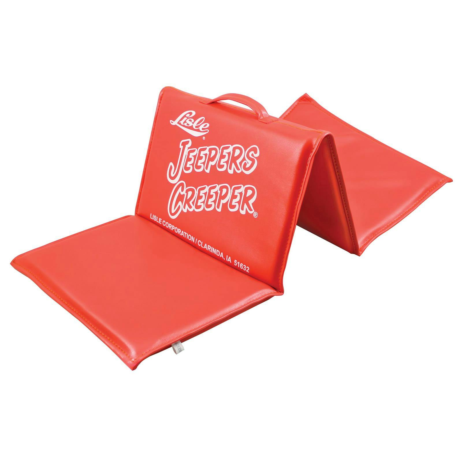 Lisle Corporation 95002 Fold Up Creeper, Padded Vinyl, Red